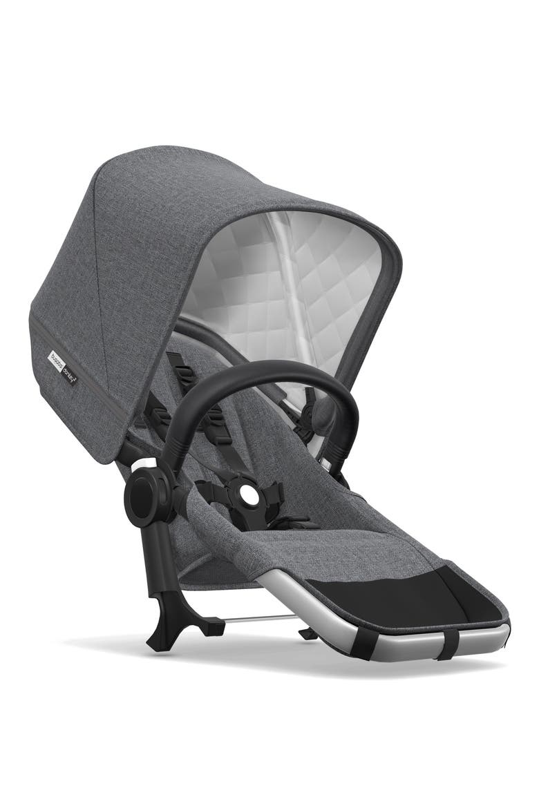 Frame Seat Extension for Donkey2 Stroller, Main, color, GREY MELANGE/ ALUMINUM