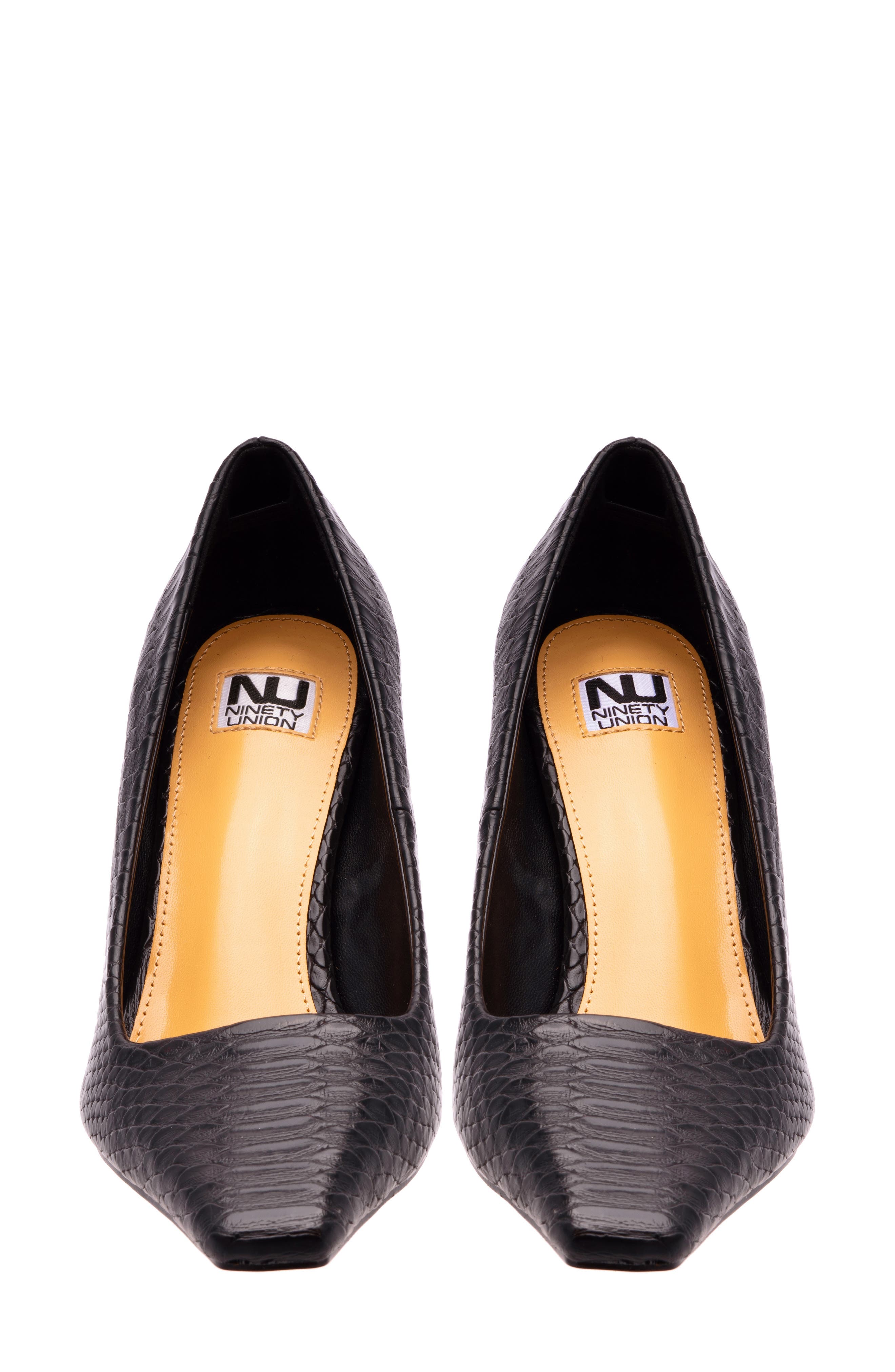 NINETY UNION Intense Snake Embossed Pump, Alternate, color, Black Snake