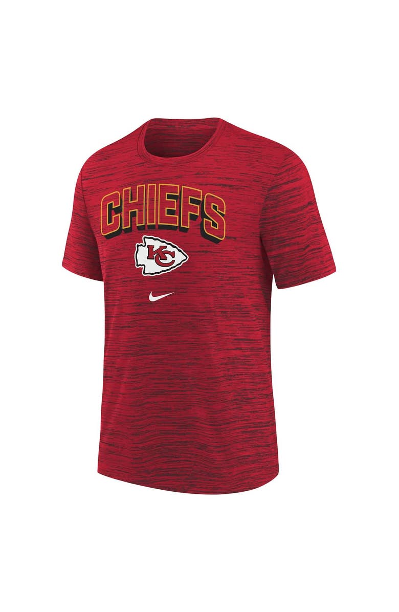 Nike Youth Nike  Red Kansas City Chiefs Sideline Velocity Performance T-Shirt, Alternate, color, 