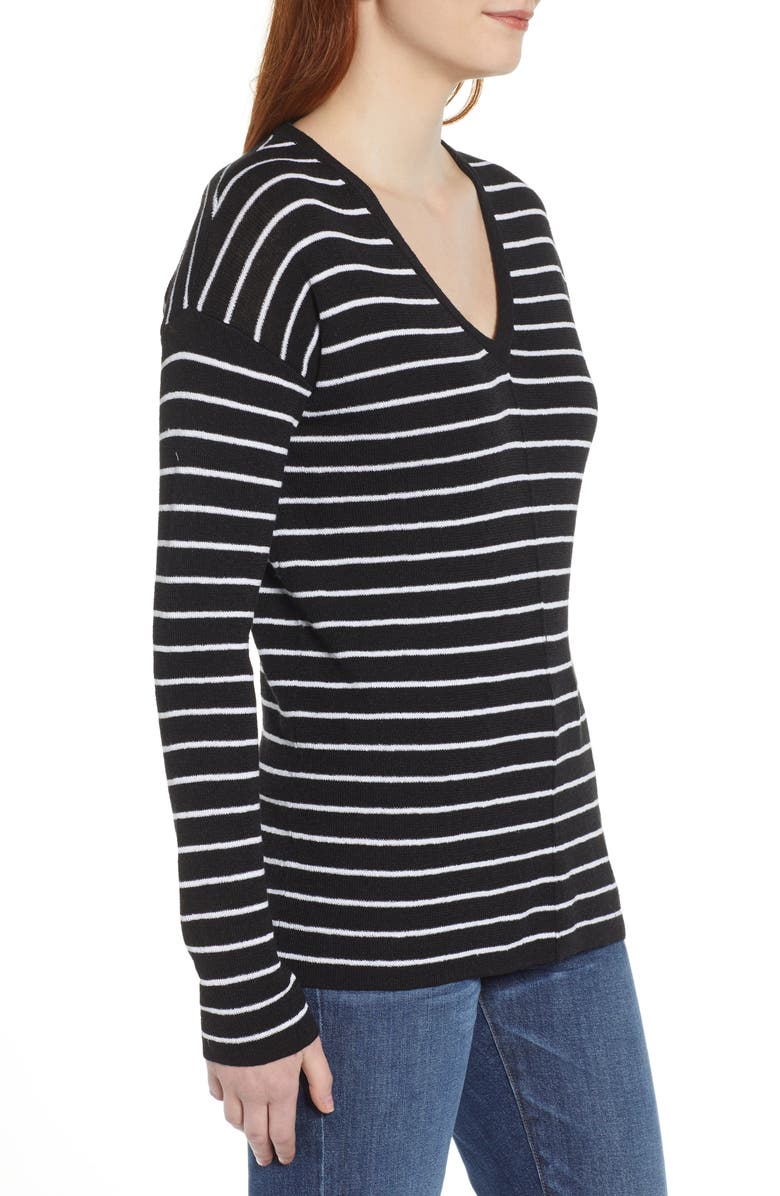 Caslon<sup>®</sup> V-Neck Sweater, Alternate, color, 