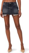 EDIKTED Denim Miniskirt