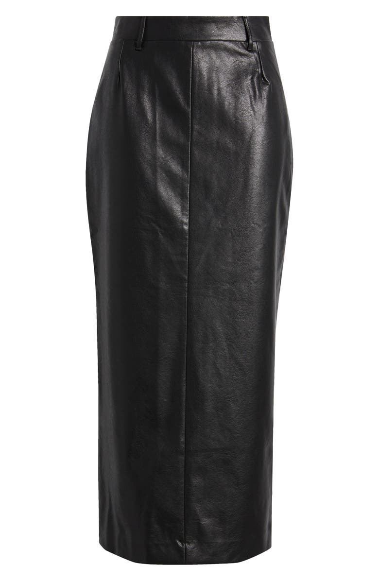 Pixie Market Yve Faux Leather Maxi Skirt, Alternate, color,