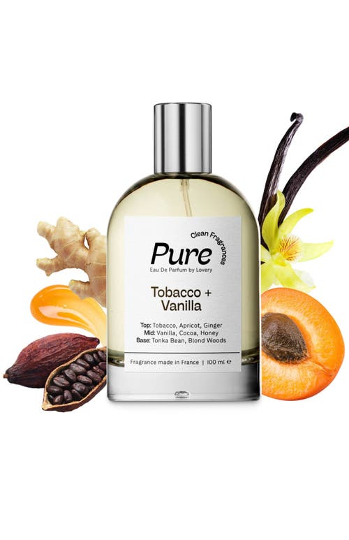 Lovery Pure Tobacco And Vanilla Eau De Parfum, Made In Transparent