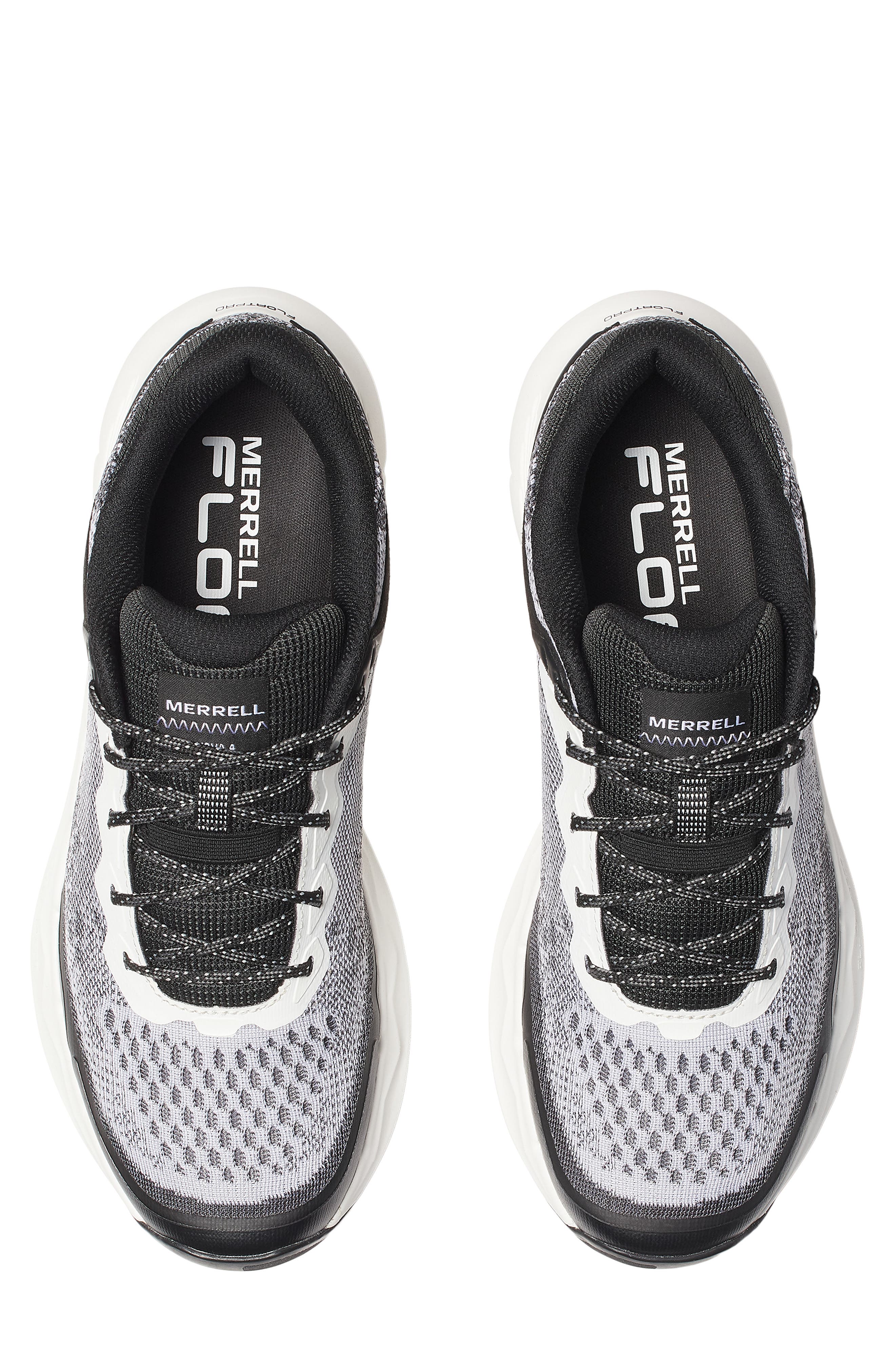 Merrell Nova 4 Traveller Running Shoe, Alternate, color, White/ Black