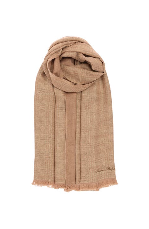 Double Face Shine Plaid Wrap