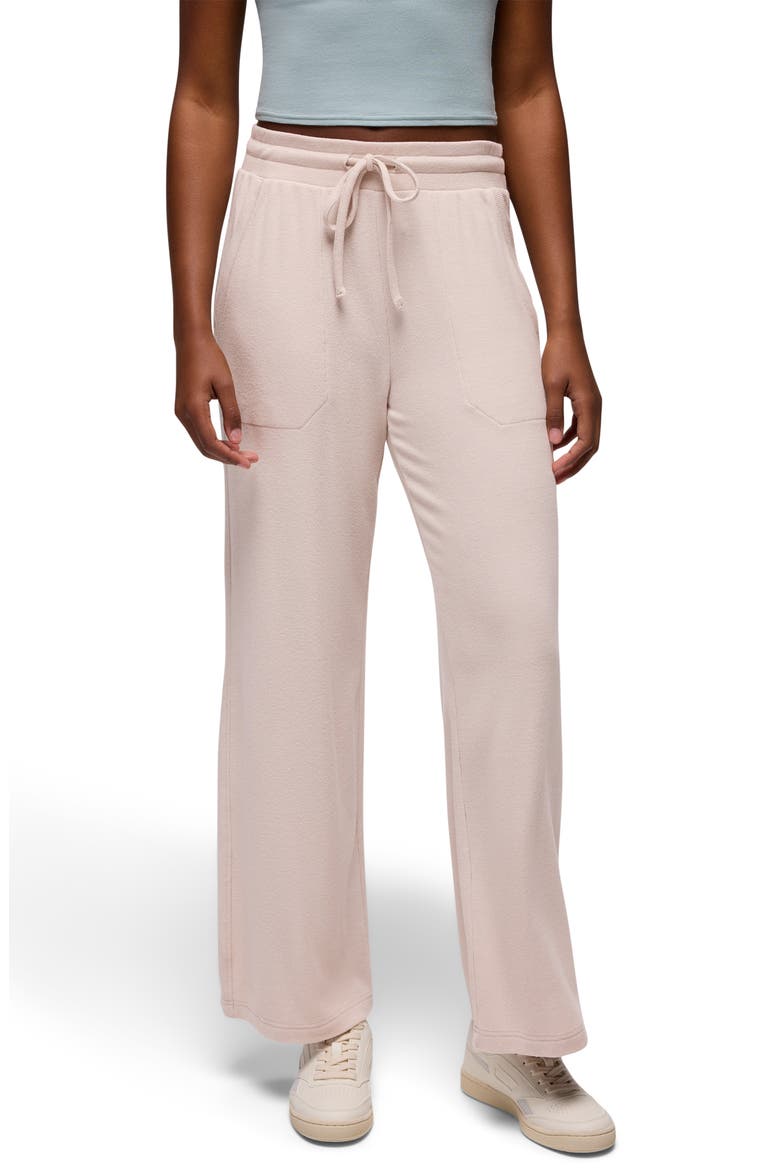 Willow West Wide Leg Drawstring Pants, Main, color, ALMOND