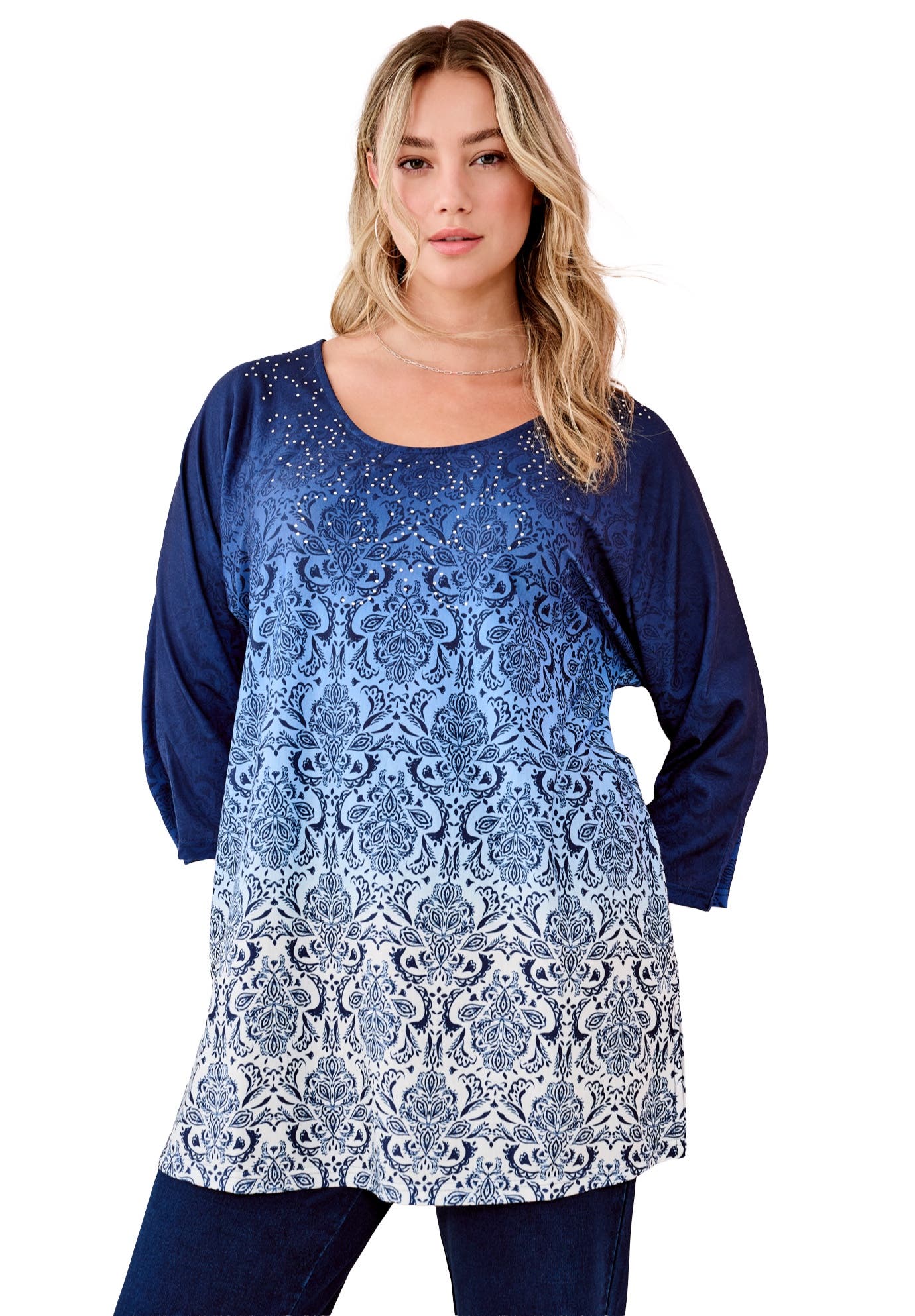 selected BLUE MEDALLION OMBRE