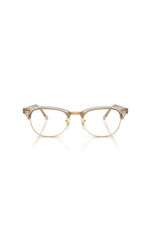 Ray Ban Ray-ban 53mm Square Optical Glasses In Multi