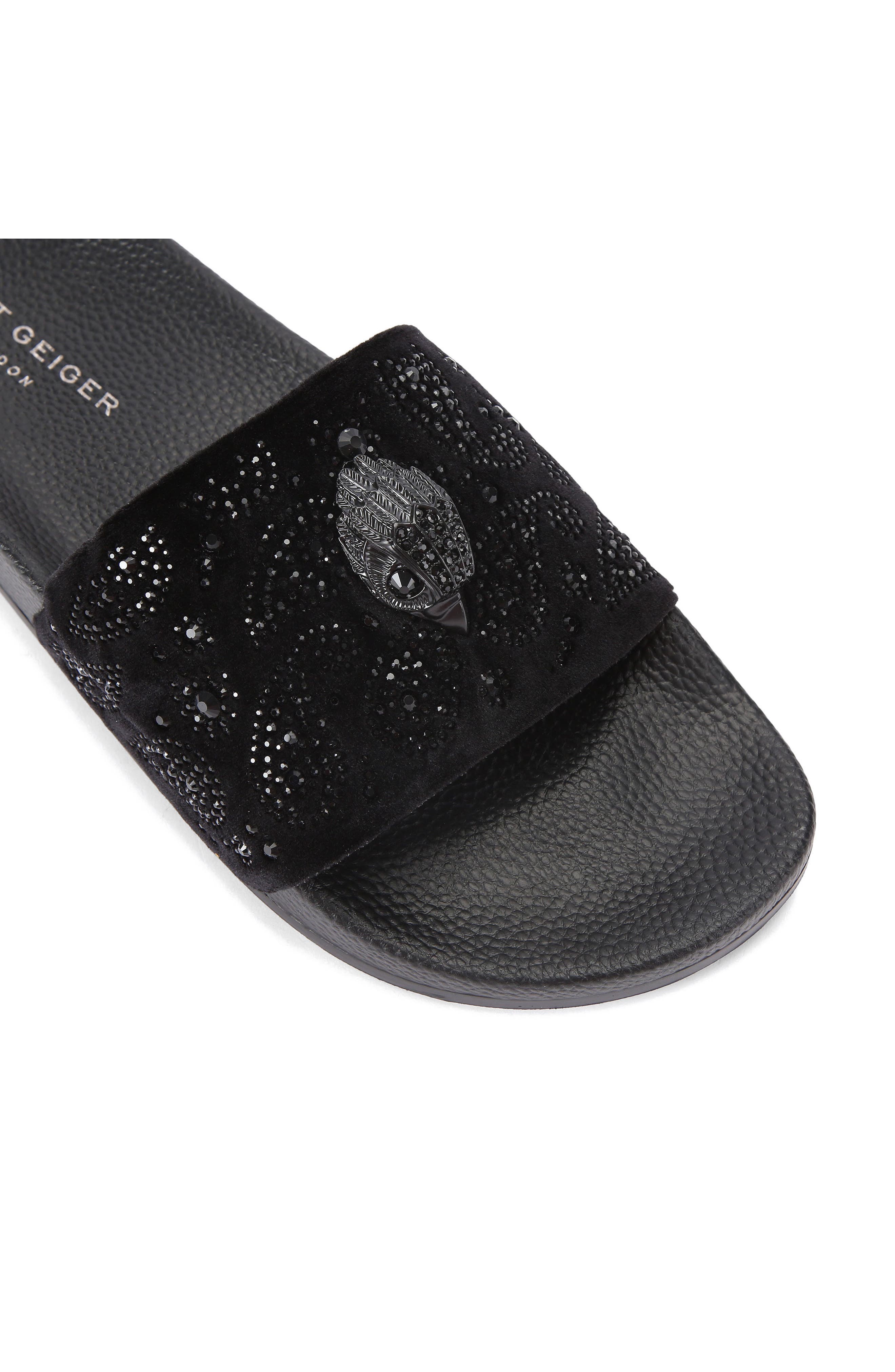 Kurt Geiger London Meena Eagle Head Slide Sandal, Alternate, color, 