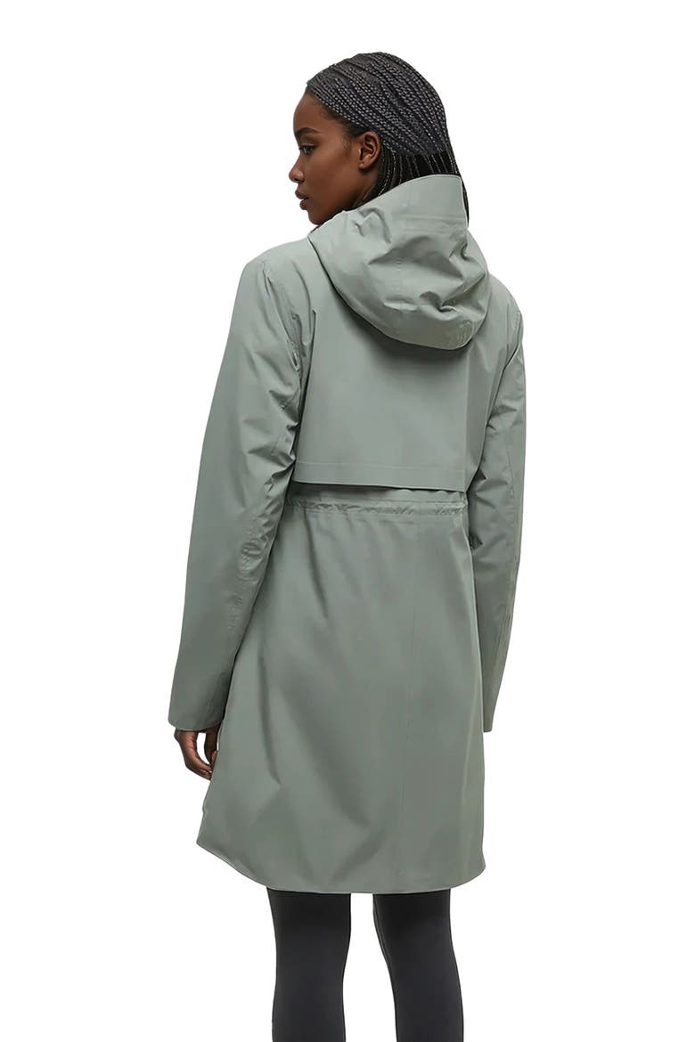 Nimbus Long Rain Jacket, Alternate, color, Agave Green