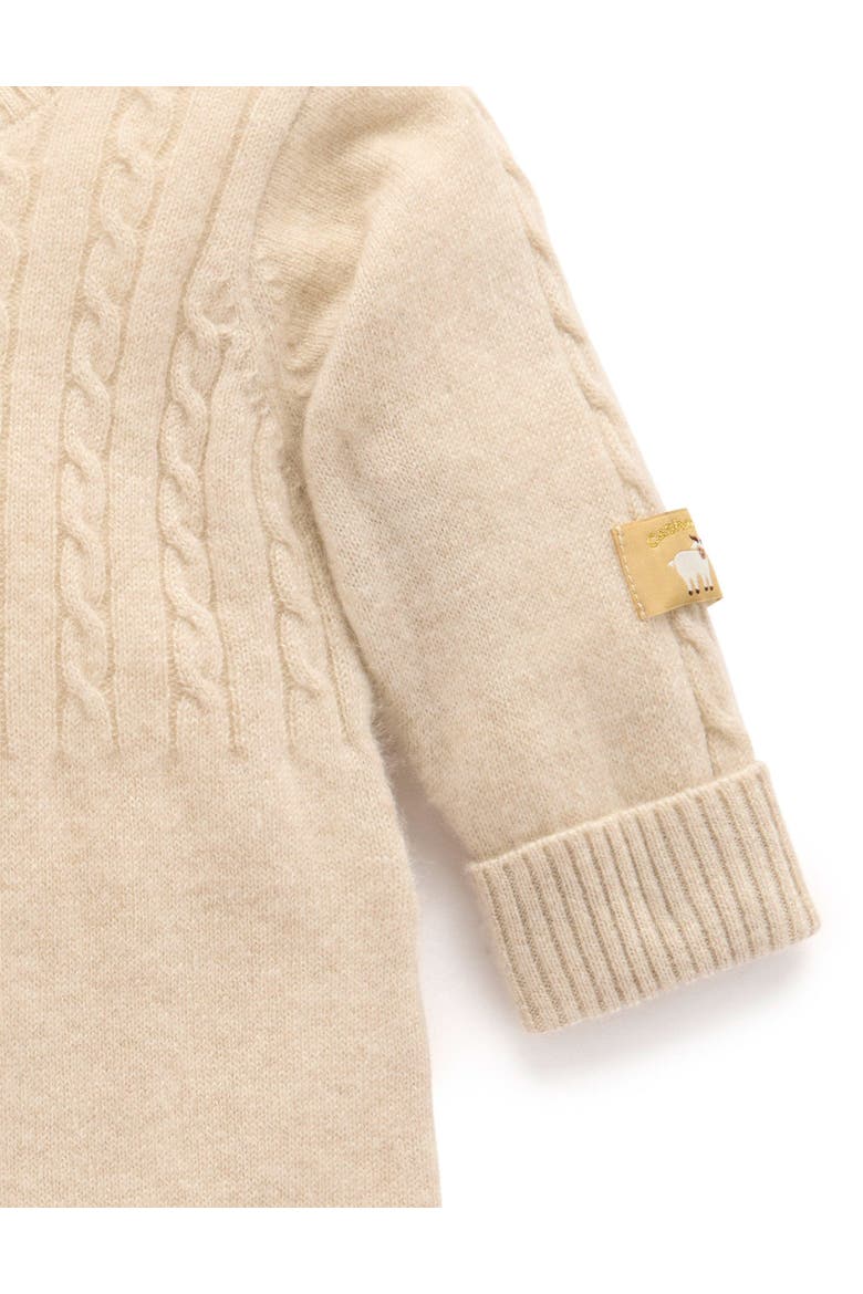 Cashmere Coverall, Alternate, color, Camel Melange