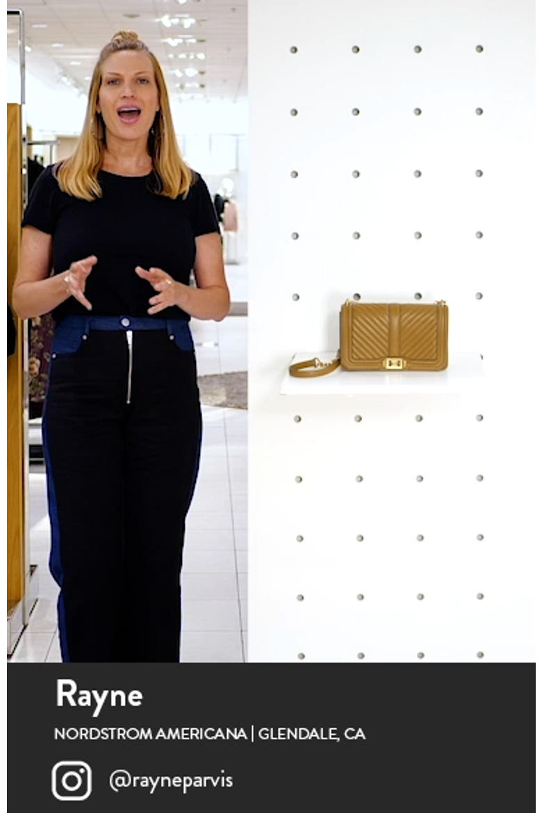 Love Chevron Quilted Leather Crossbody Bag video