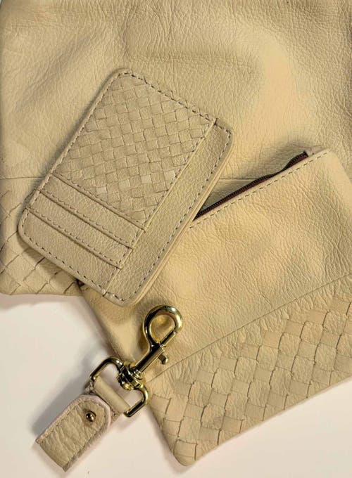Deux Mains Slim Id Case In Beige