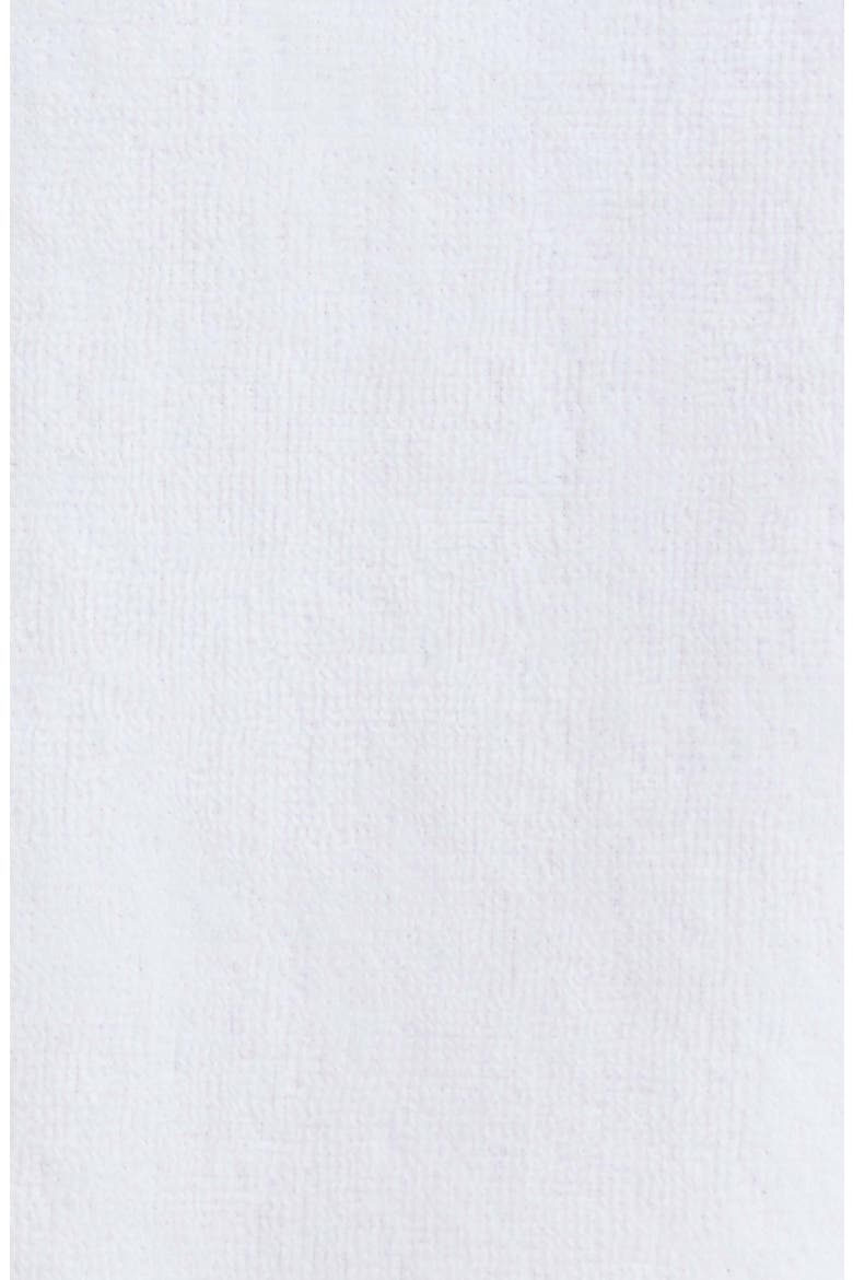 Short Hydro Cotton Terry Robe, Alternate, color, WHITE