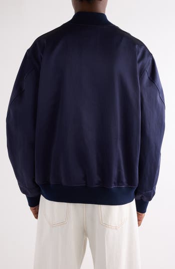 Givenchy Oversize Logo Appliqué Bomber Jacket | Nordstrom