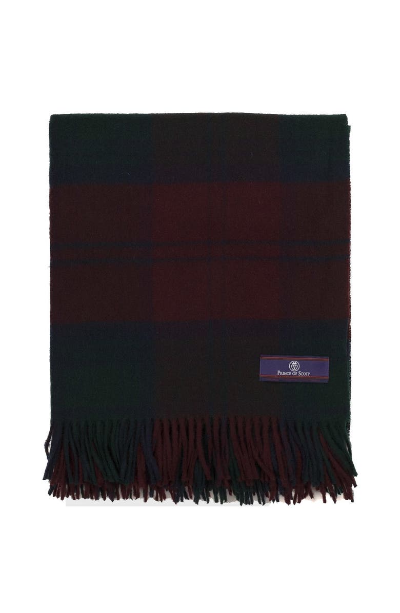 Prince of Scots Merino Wool Throw, Alternate, color, Lindsay
