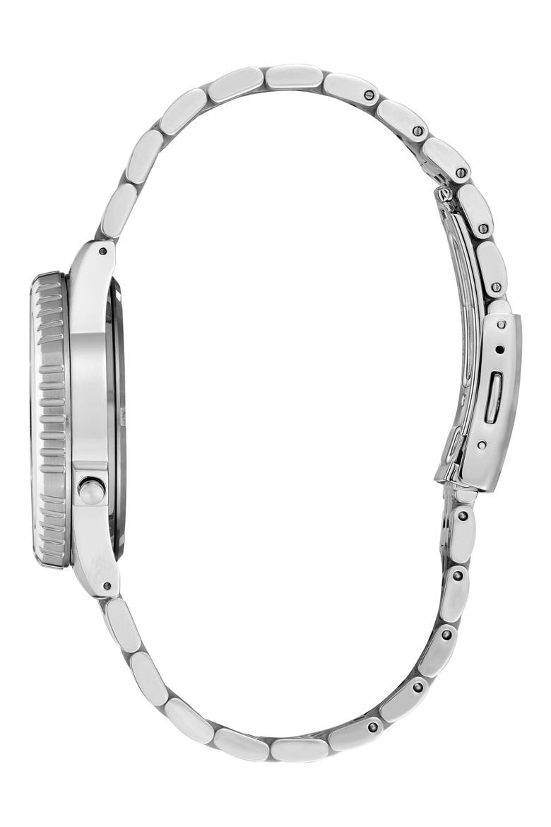 Essentials RotoCall Digital Chronograph Bracelet Watch, 37mm, Alternate, color, BLACK/ SILVER
