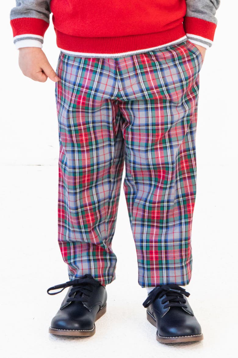 Plaid Pant, Alternate, color, Grey, Red & Green Plaid