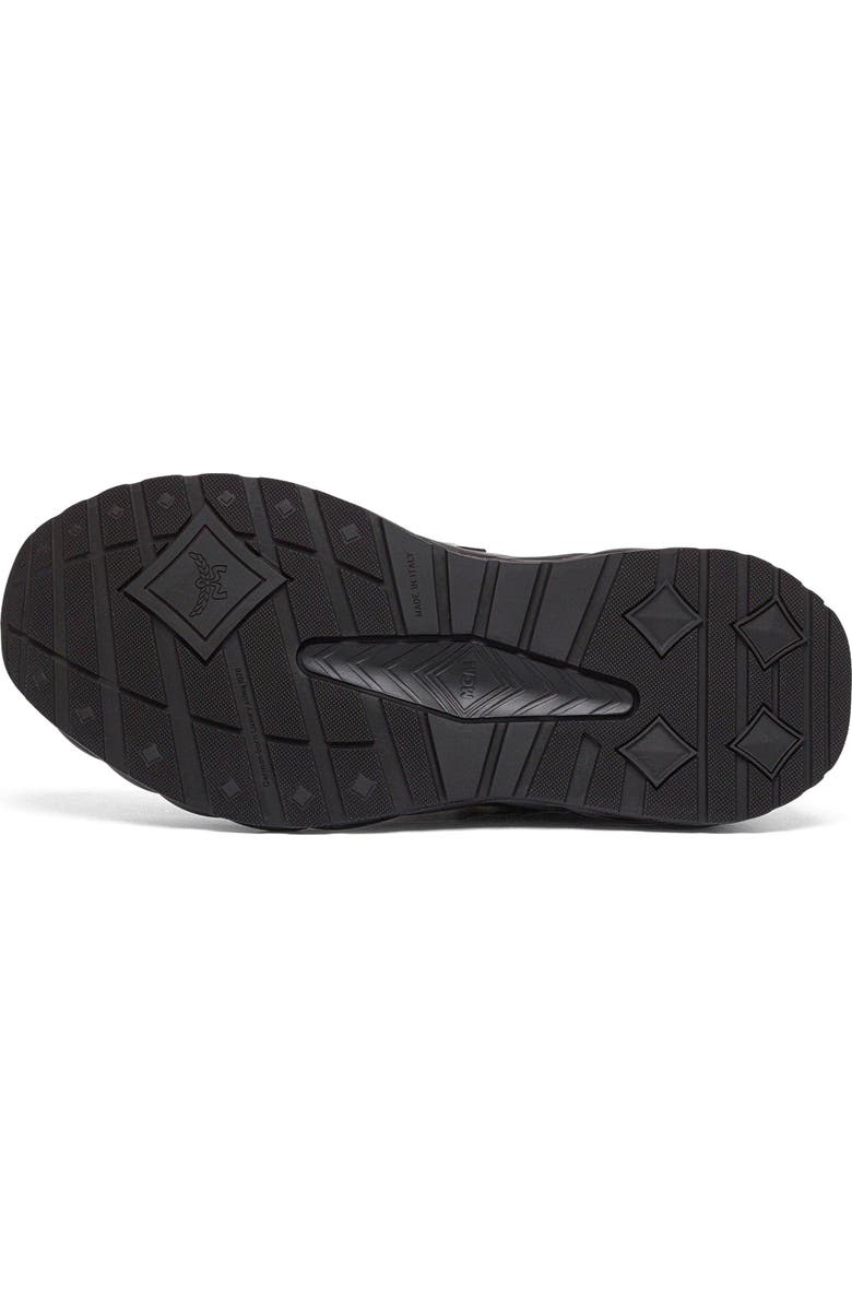 MCM Skywander Lo Sneakers in Calf Suede and Leather, Alternate, color,