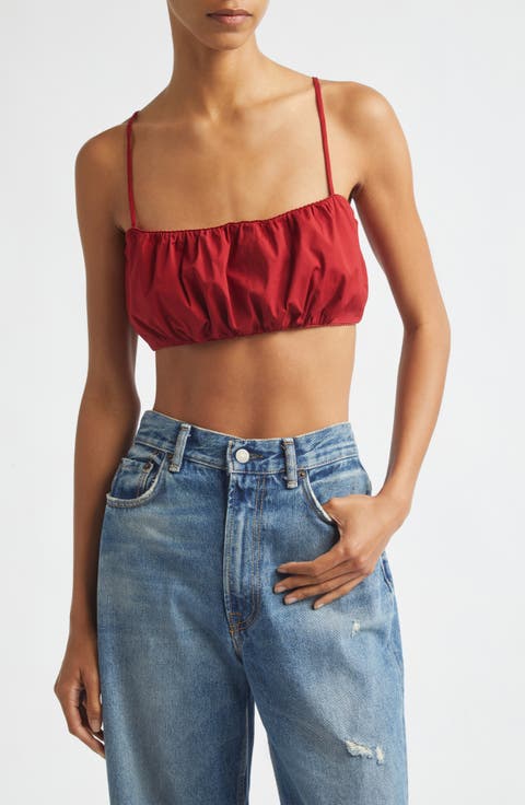 Fiore Stretch Cotton Bralette Top