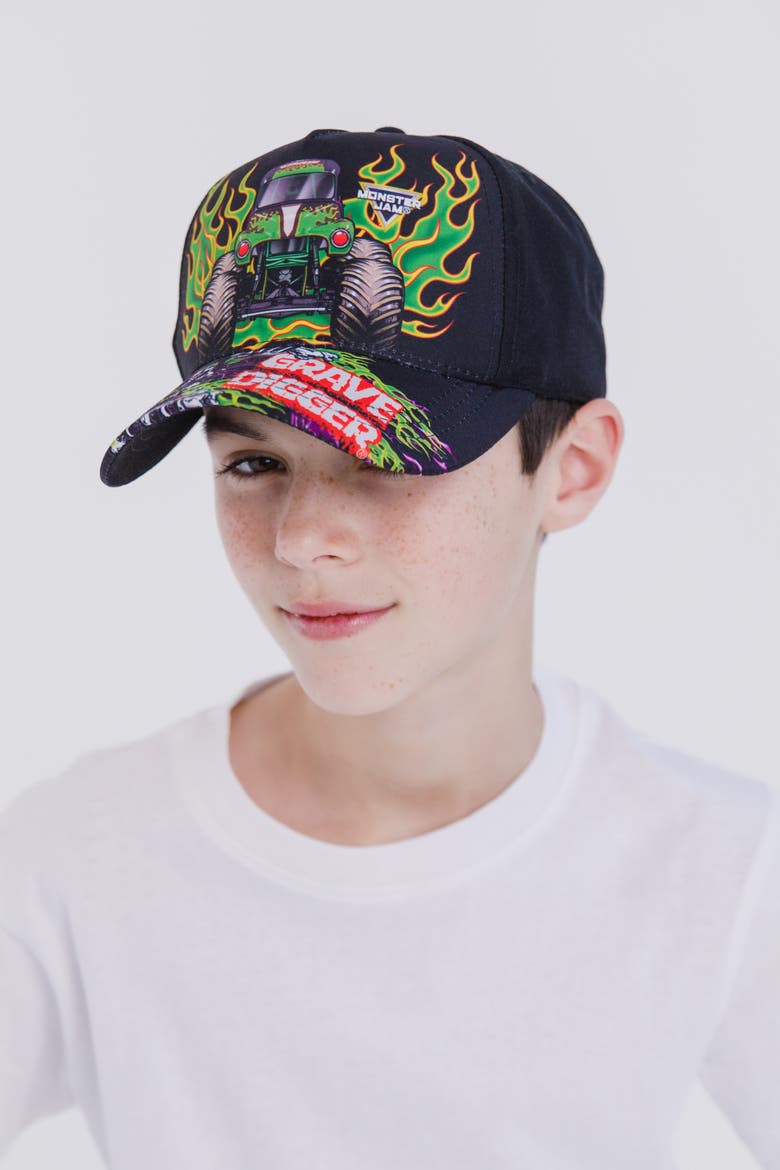 Grave Digger Baseball Cap, Alternate, color, Grave Digger Black