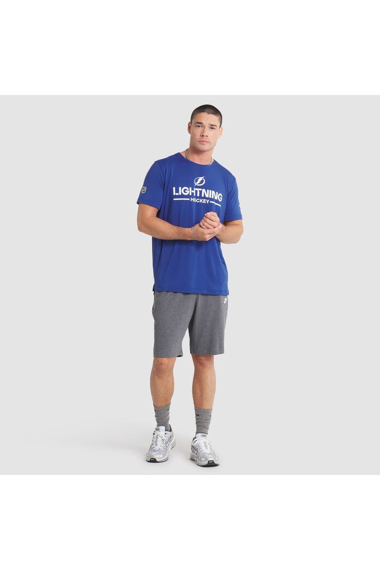 Men's Fanatics Blue Tampa Bay Lightning Authentic Pro Rink Tech T-Shirt, Alternate, color, Blue