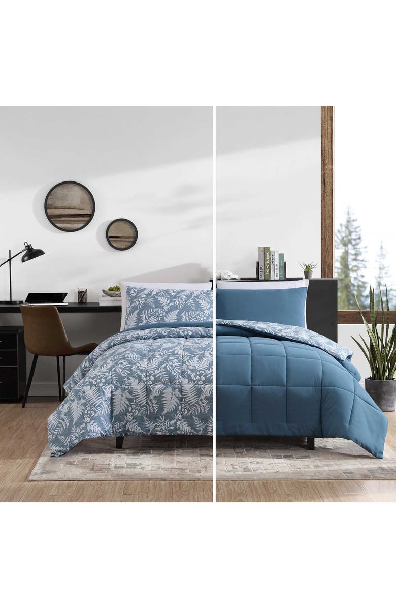 Eddie Bauer Fern Garden Reversible Comforter Set, Alternate, color, Cabana Blue