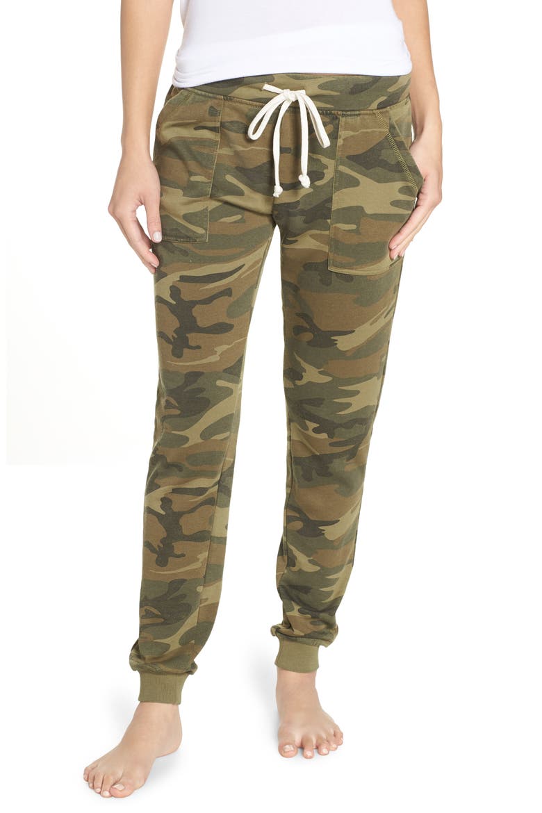 Long Weekend Camo Lounge Pants, Main, color, CAMO