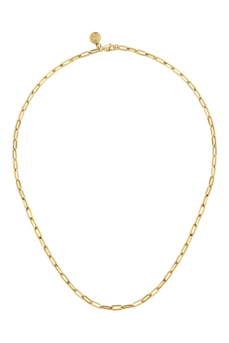 14k Gold Paper Clip Chain Necklace, Alternate, color, 14K YELLOW GOLD