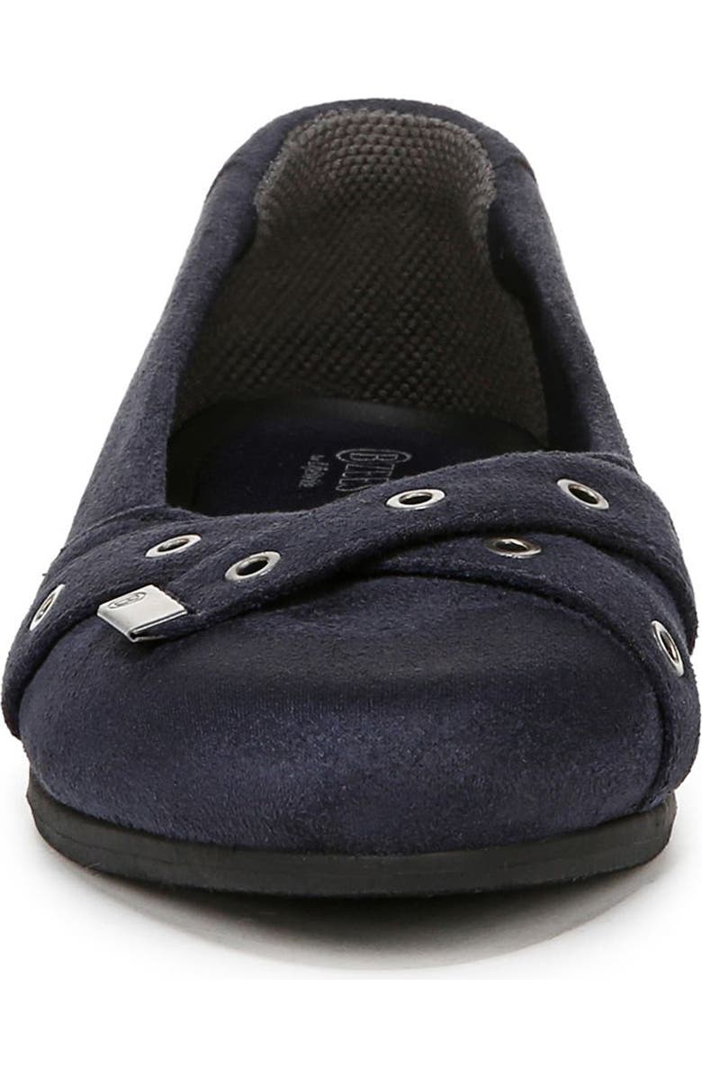 LifeStride Kira Grommet Strap Flat, Alternate, color, Navy Blazer