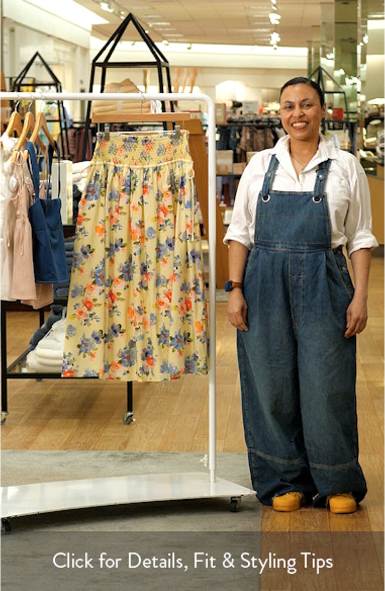 Saskia Floral Print Maxi Skirt, sales video thumbnail