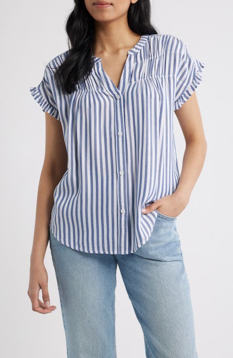Monaka Smocked Frill Top