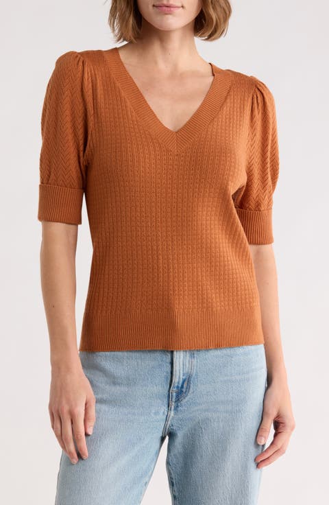 Pointelle Stitch Sweater