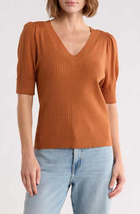 DR2 by Daniel Rainn Pointelle Stitch Sweater