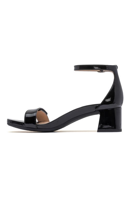Abeo Avenue Strap Heels In Black Patent - Regular