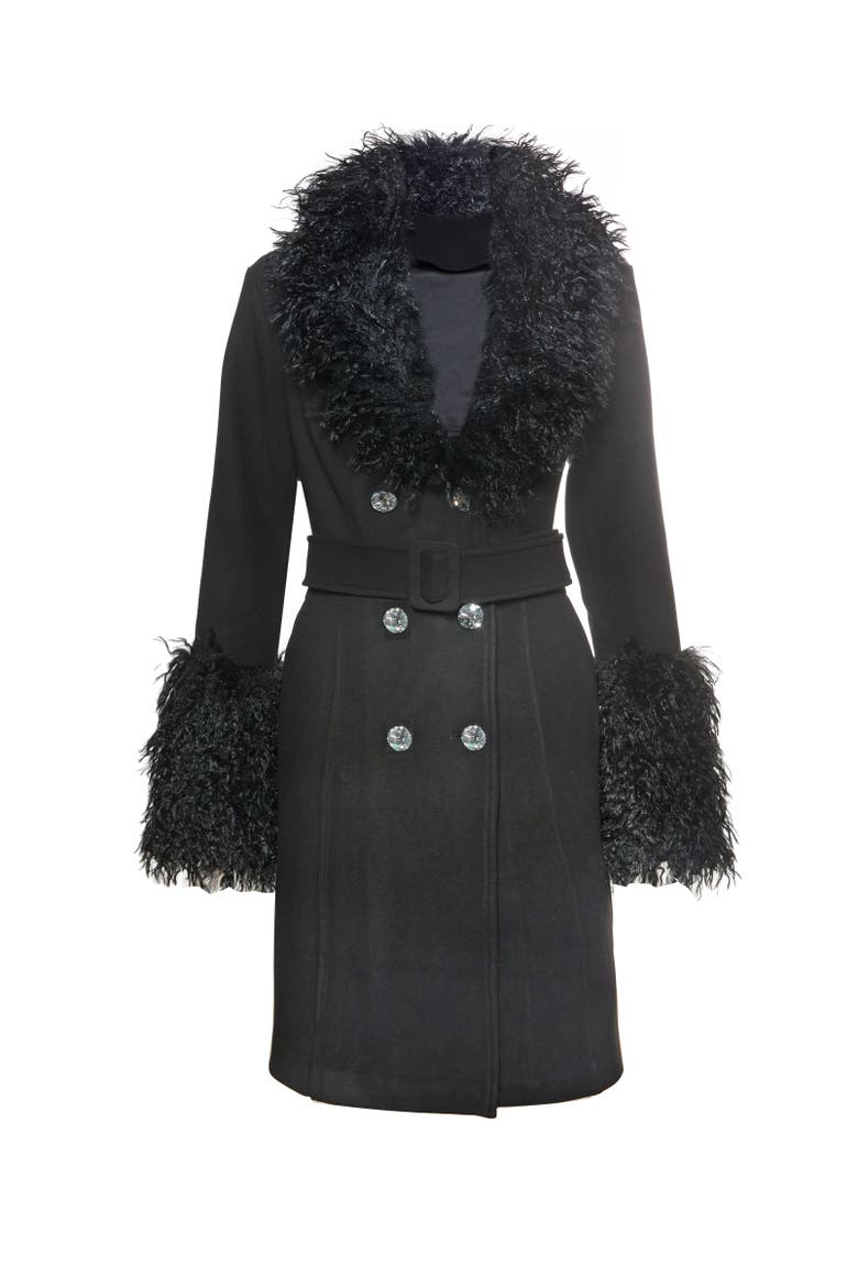 ICONIC  SPARKL TRENCH, Alternate, color, Black
