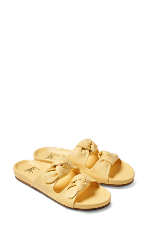 Coquette Knot Slide Sandal (Women)