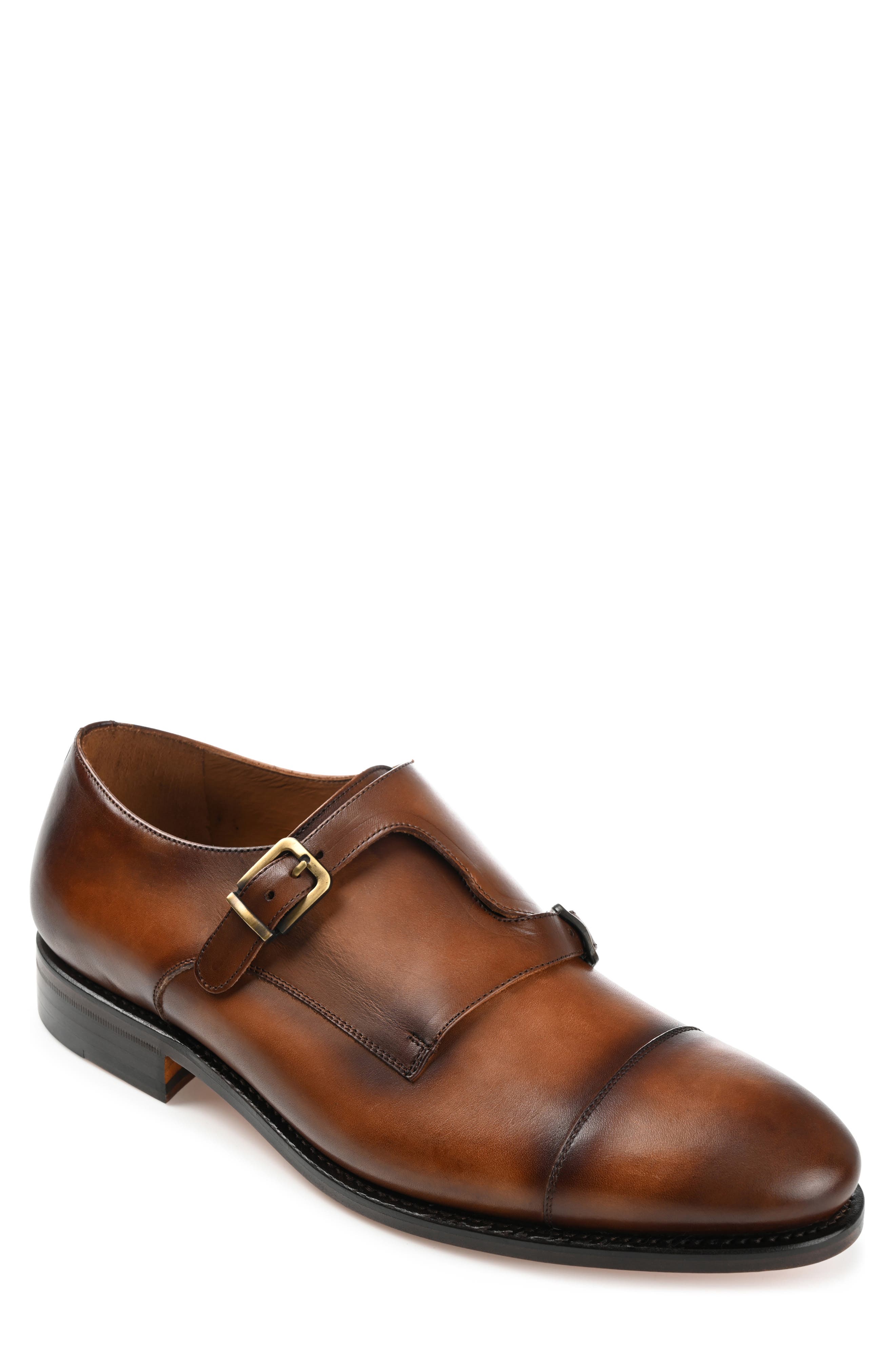 TAFT Prince Double Monk Strap Shoe, Main, color, 