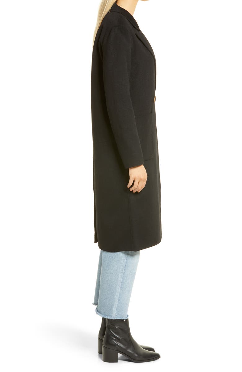 Halogen<sup>®</sup> Double Face Wool Coat, Alternate, color,