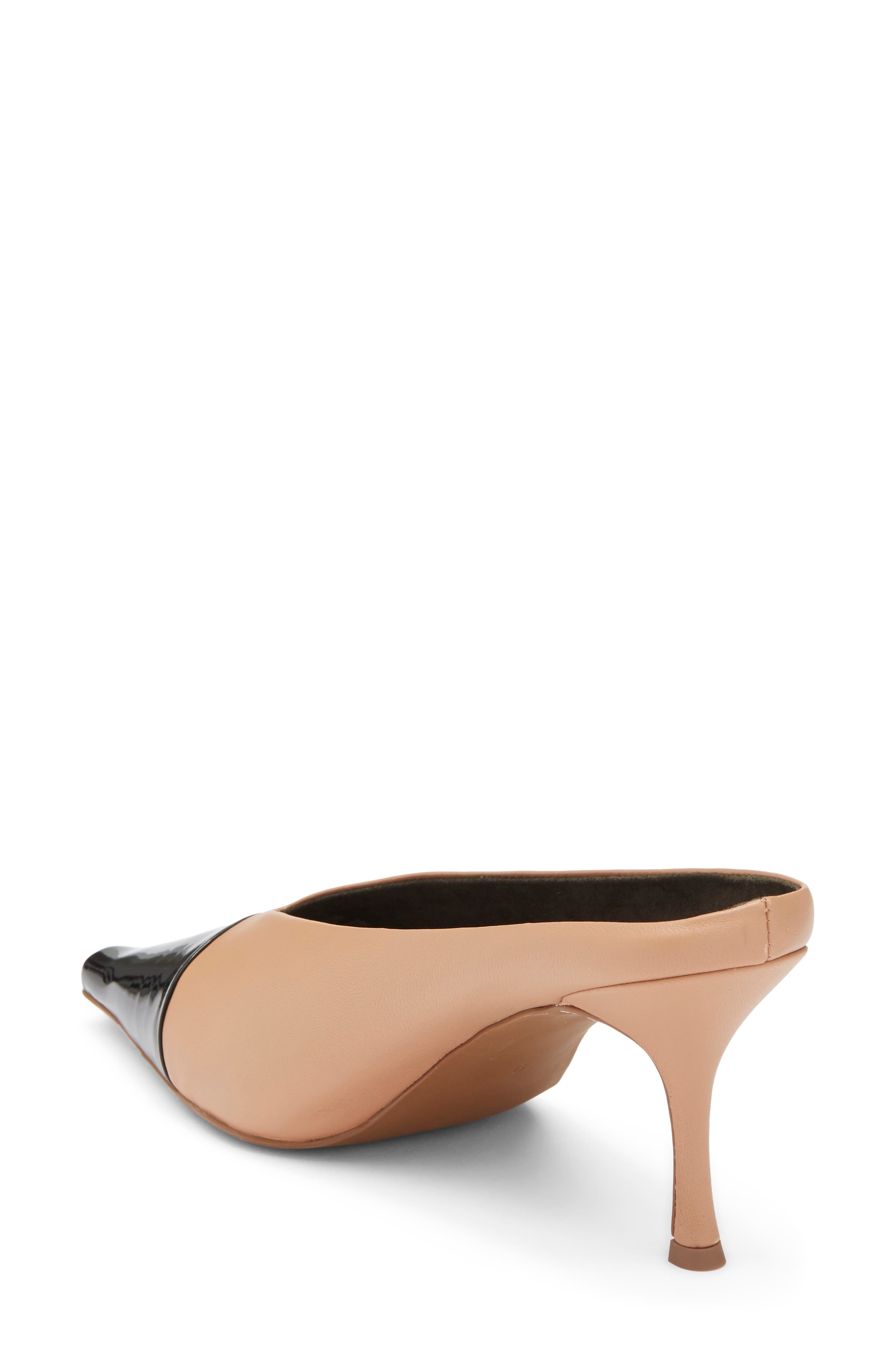 Investor Mule, Alternate, color, DARK APRICOT BLACK