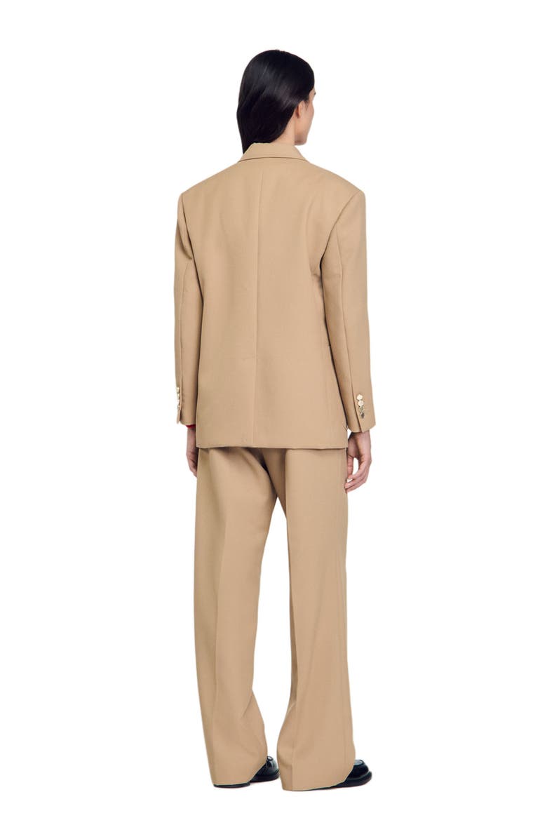 SANDRO Slim-fit suit jacket, Alternate, color, 