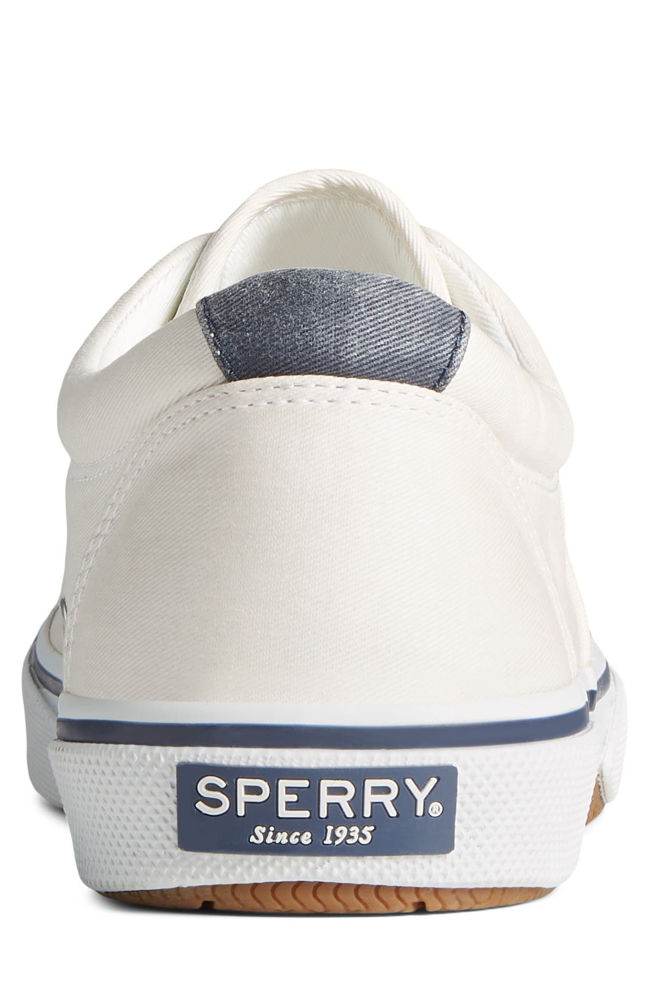 Halyard Saltwashed Low Top Sneaker - Wide Width Available, Alternate, color, WHITE