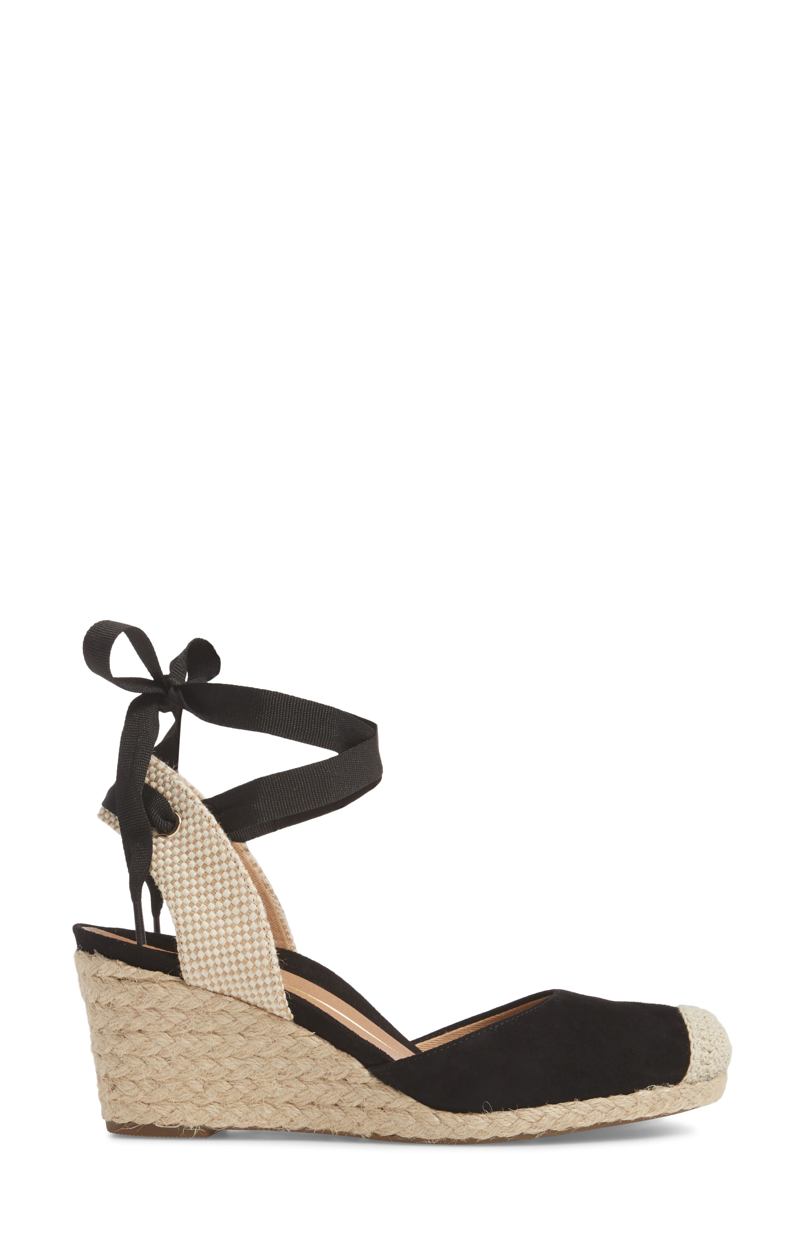 VIONIC WITH ORTHAHEEL Vionic Maris Orthaheel<sup>®</sup> Espadrille Wedge Sandal, Alternate, color, 