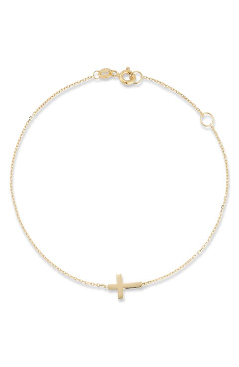 Cross Chain Bracelet