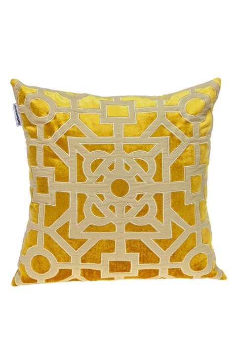 Hazel Geometric Accent Pillow