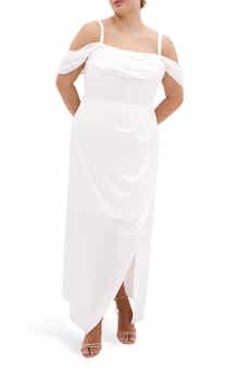 Forbidden Off the Shoulder Maxi Dress