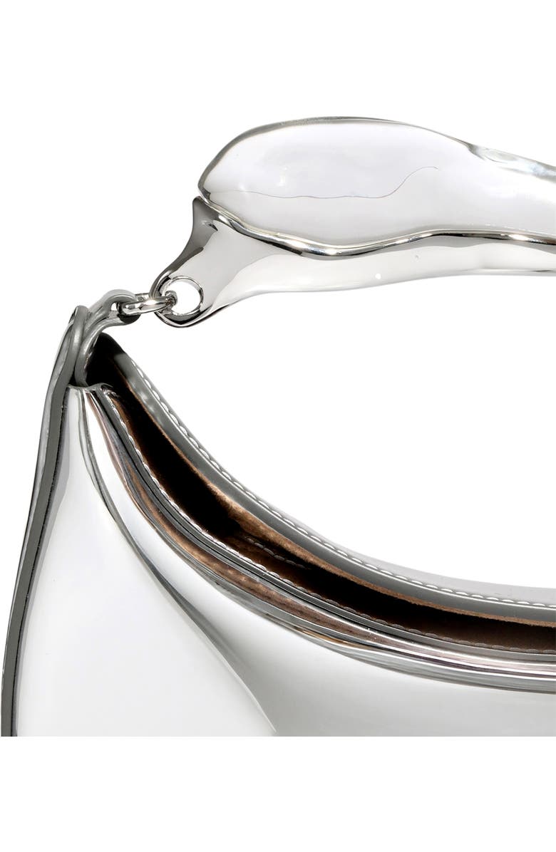 Alexis Bittar Water Stone Top Handle Bag, Alternate, color, Chrome