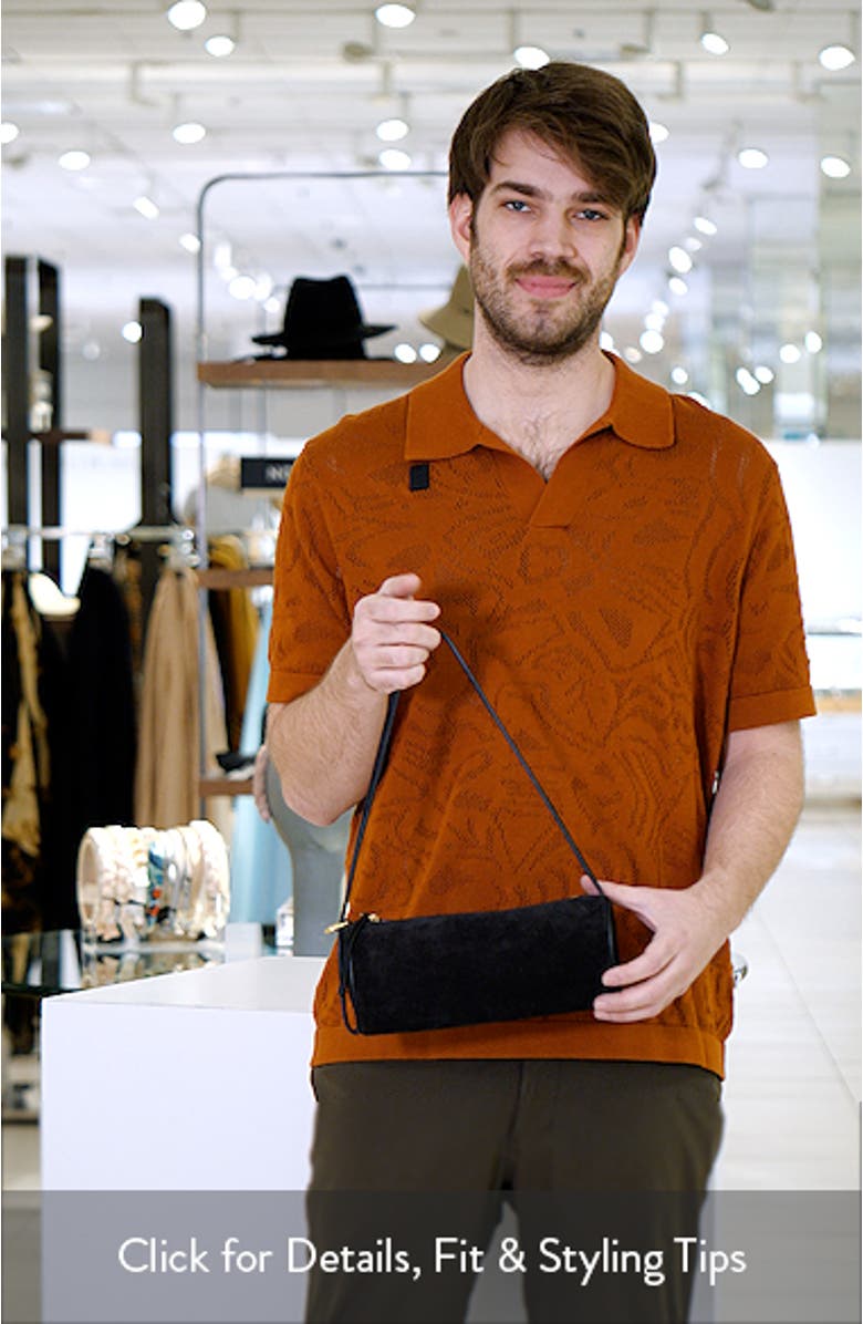 Simona Suede Cylinder Shoulder Bag, sales video thumbnail