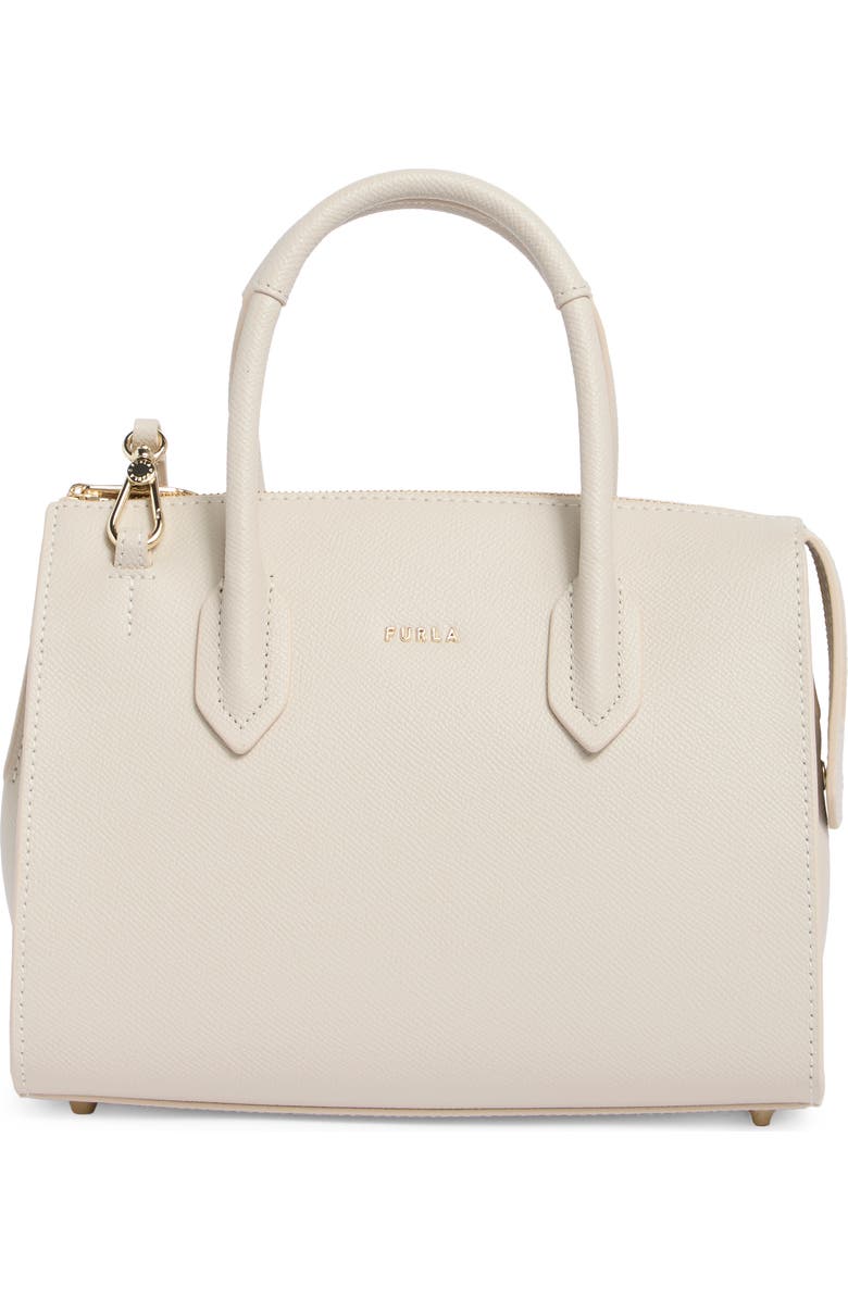 Furla Gardenia Satchel Bag, Main, color, Perla E