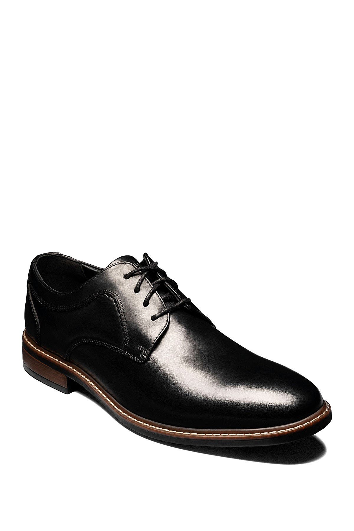 NUNN BUSH Hayden Leather Plain Toe Derby- Wide Width Available, Main, color, 